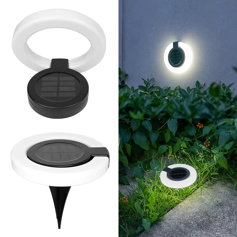 1/4Pack Solar Outdoor Lights,Led Waterproof Atmosphere Light,Warm White Lamp,For Garden Fence Buried Lawn Porch Walkway Decor