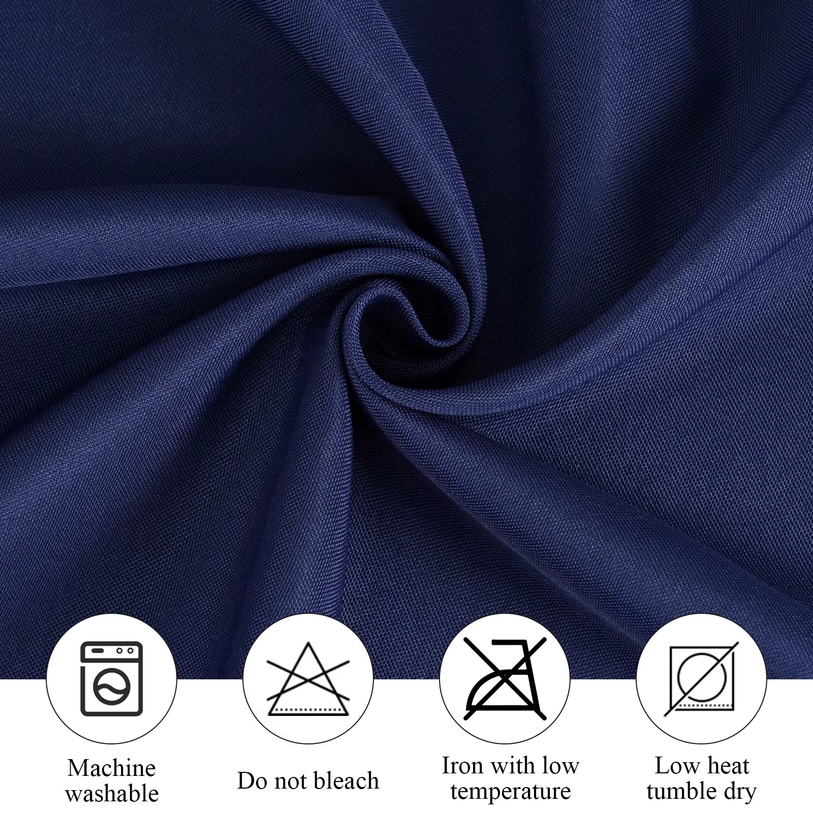 Pure Color round Tablecloths Decorative Wedding Banquet Kitchen Home Dining Party Table Cover Tea Cloth Diameter 127~304Cm